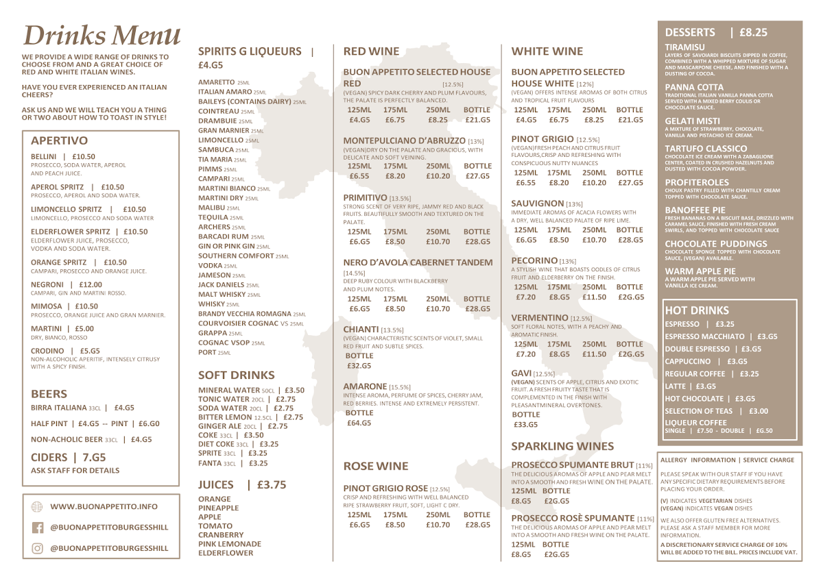 Menu Buon Appetito Hove-3